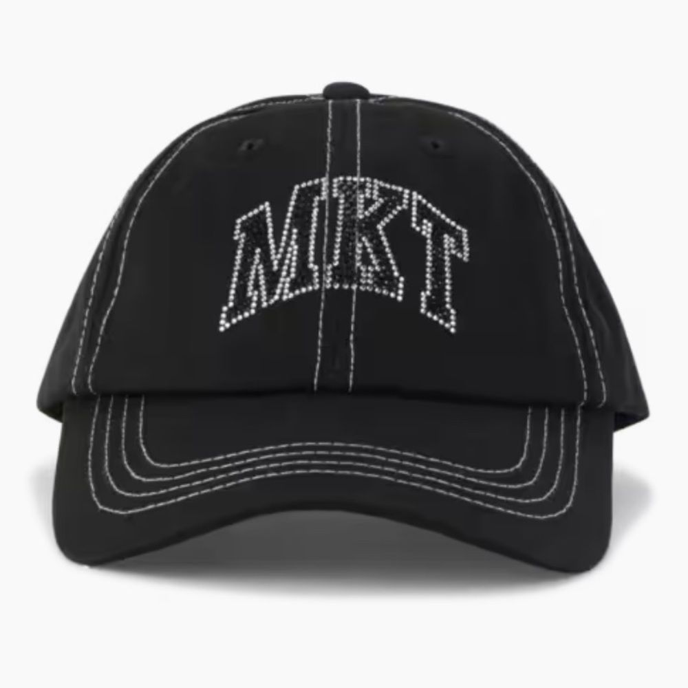Urban Outfitter’s MKT Market Arc Paneled Rhinestone Hat‎ Black